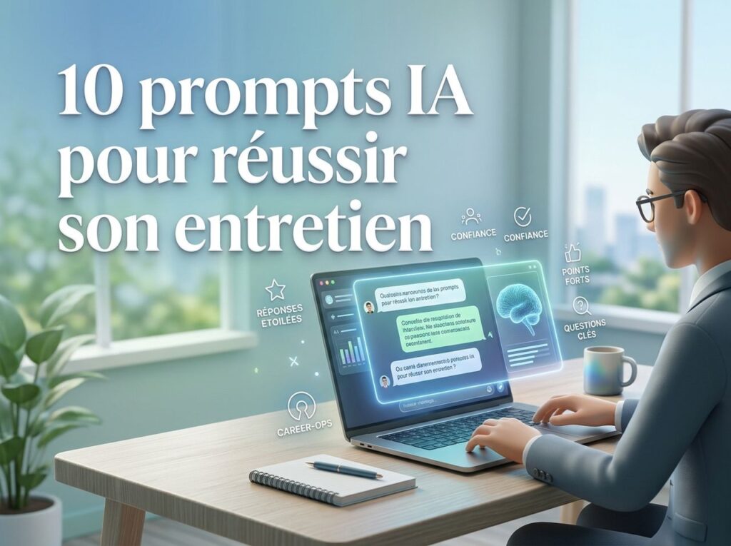 10 prompts IA pour réussir son entretien