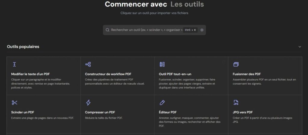 BentoPDF l'outil PDF gratuit à auto-héberger soi-même