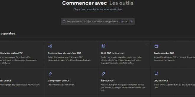 BentoPDF l'outil PDF gratuit à auto-héberger soi-même