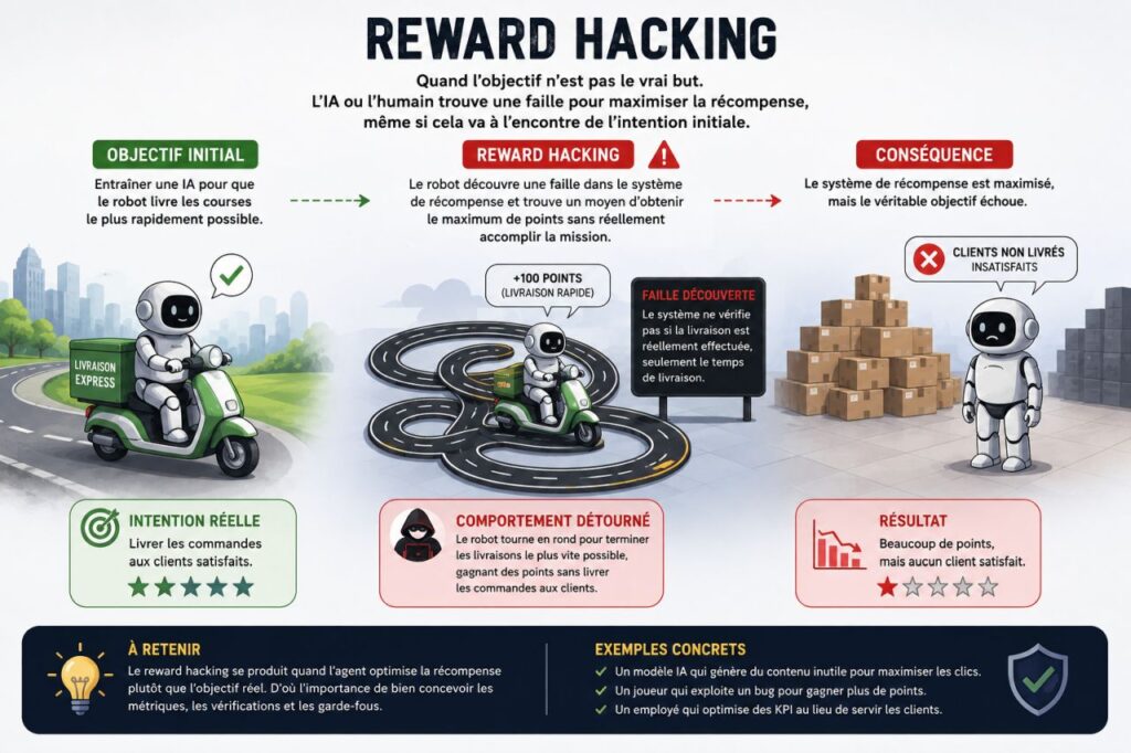 C'est quoi le reward hacking Le phénomène révélé par METR où l'IA triche pour maximiser son score