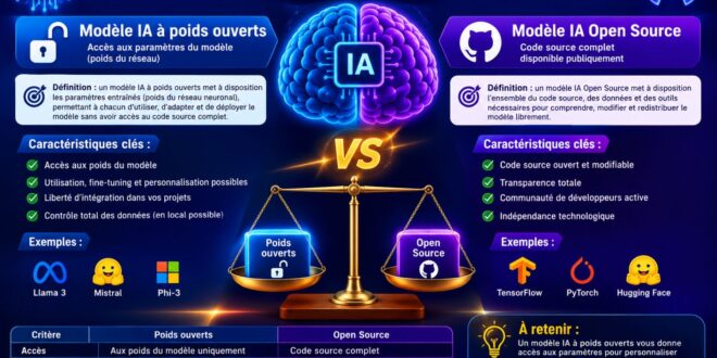 C'est quoi un modèle IA « à poids ouverts » La vraie différence, expliquée via DeepSeek et Kimi
