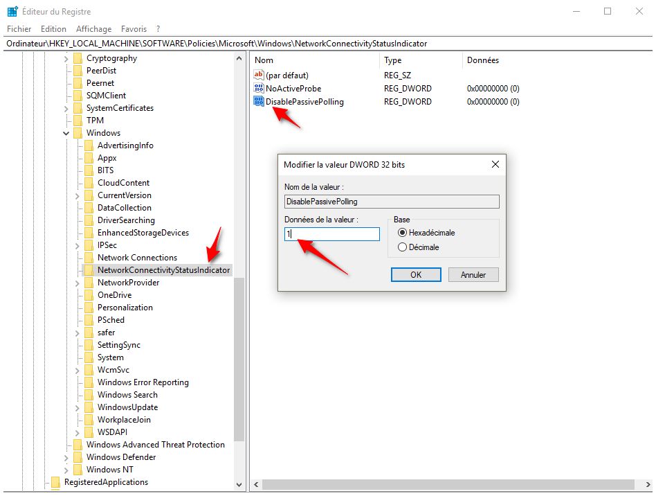 Connexion automatique impossible à un réseau WI-FI sur Windows 10