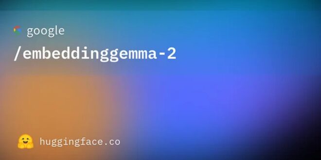 EmbeddingGemma 2 l’IA multimodale tient en poche