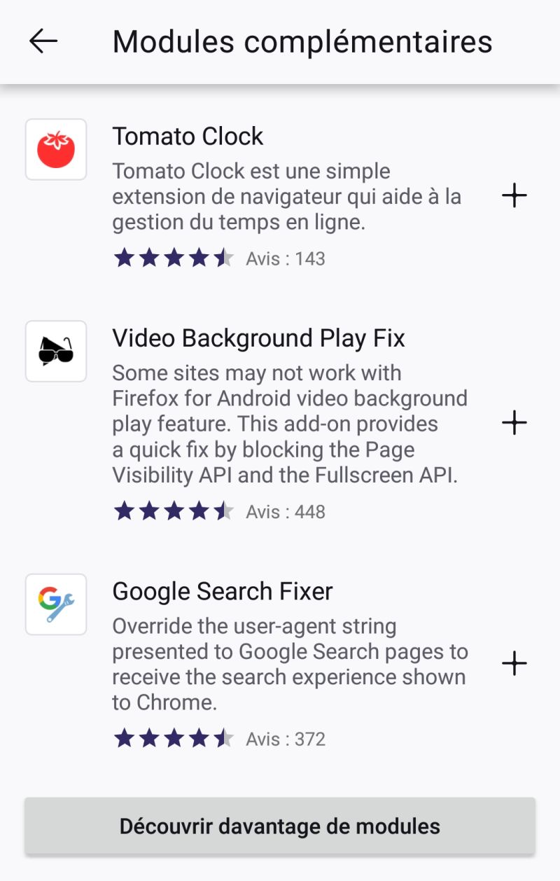 Firefox pour Android : 400 extensions complètes pour conquérir de nouveaux utilisateurs !