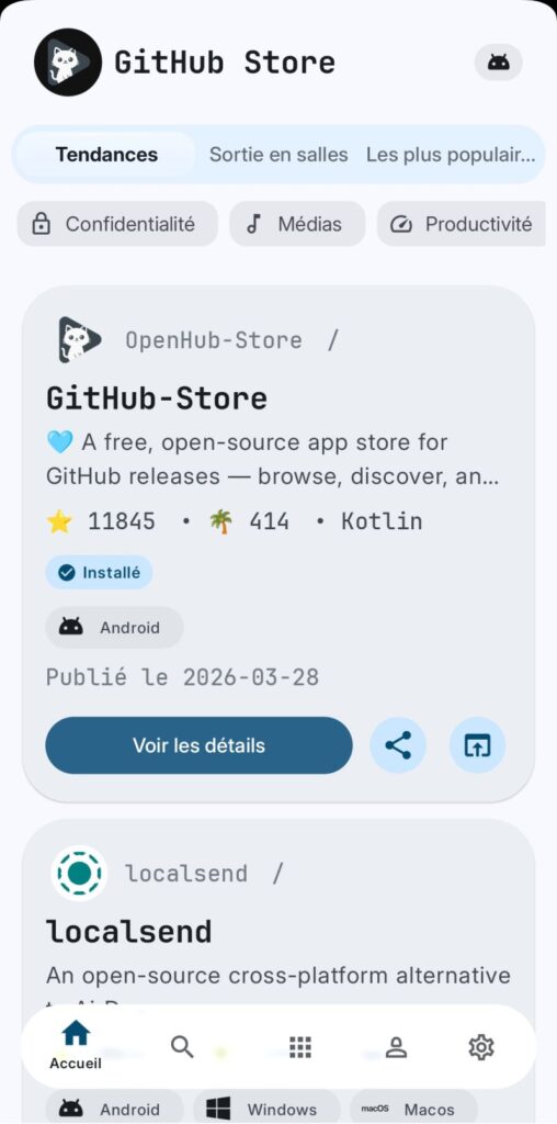 Les meilleures applications Android open source