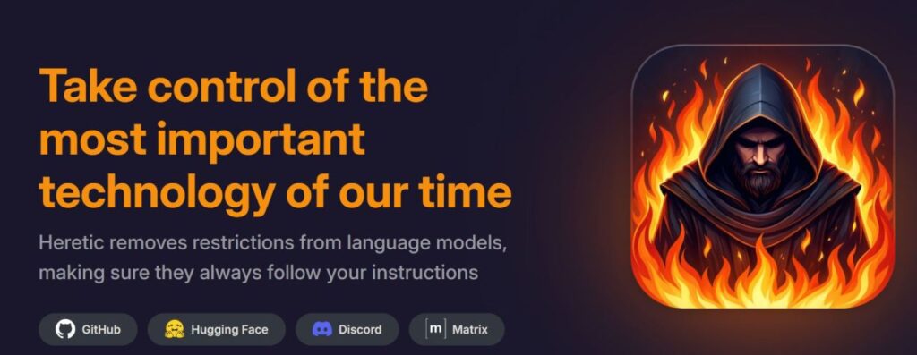 Heretic l'outil qui retire la censure des IA open source