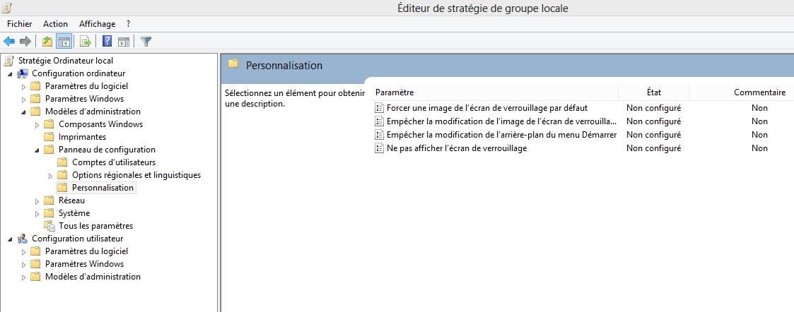 Empêcher La Modification Du Fond Décran De Windows 8 Tech