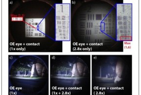 Les premières lentilles de contact avec vision télescopique