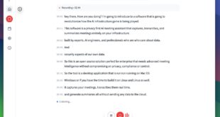 Meetily l'alternative open source à Otter.ai en 2026