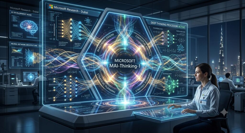 Microsoft MAI-Thinking-1 comment Microsoft se libère d'OpenAI avec 7 modèles IA en un seul jour