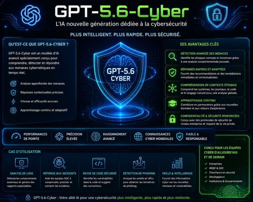 OpenAI lance GPT-5.6-Cyber une IA entraînée pour trouver des failles zero-day et construire des chaînes d'exploit