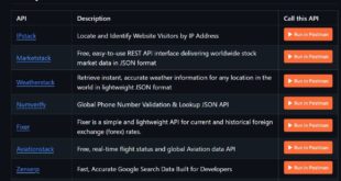 Public APIs la liste GitHub d'API gratuites (2026)