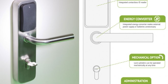 Recordura: La serrure électronique qui s'autoalimente