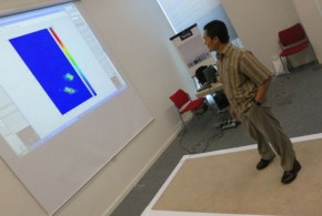 Un tapis magique qui prédit la chute d'une personne