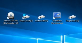 Afficher automatiquement les raccourcis USB sur le bureau