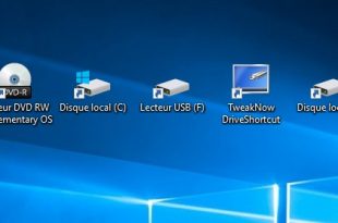 Afficher automatiquement les raccourcis USB sur le bureau