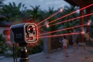 Un laser chinois capable de « tirer » sur les moustiques en plein vol le Photon Matrix veut révolutionner la chasse aux insectes