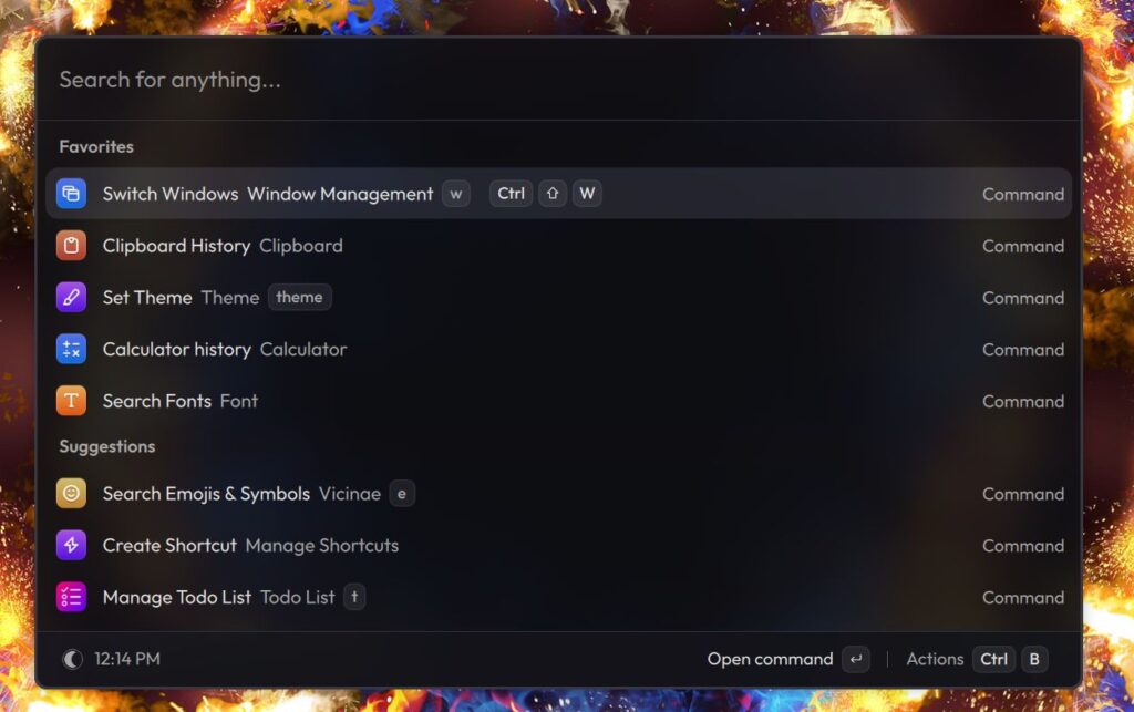 Vicinae l'alternative open source à Raycast qui débarque sur Linux