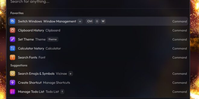 Vicinae l'alternative open source à Raycast qui débarque sur Linux