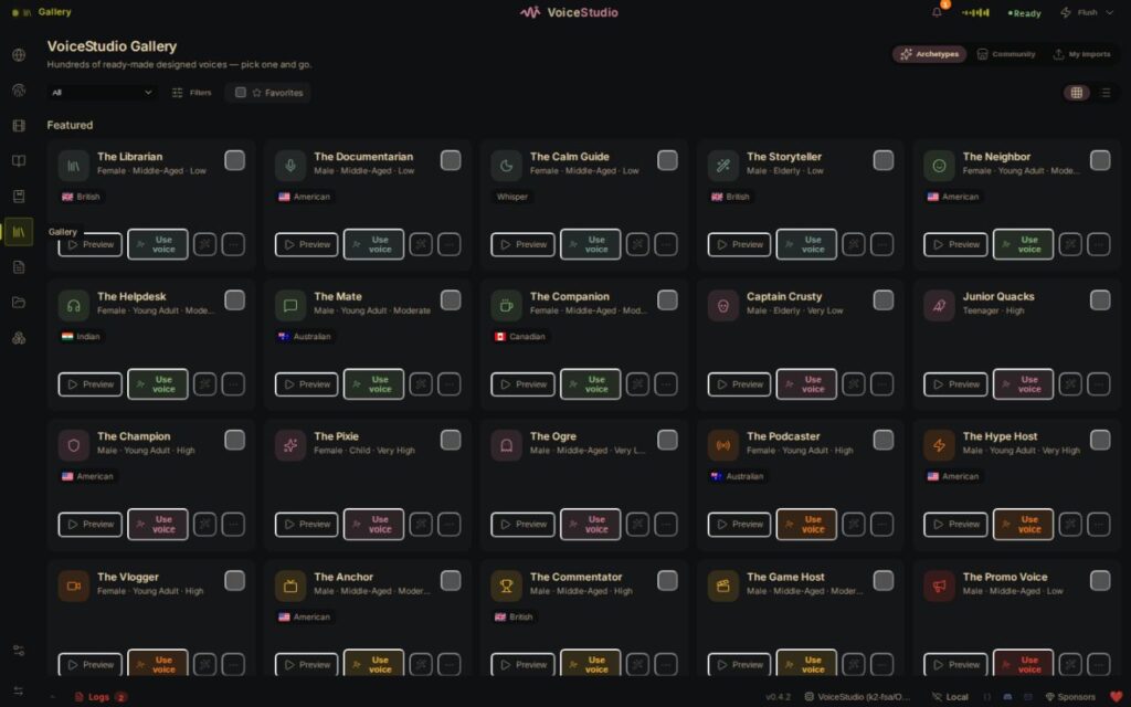 VoiceStudio cloner sa voix gratuitement, sans cloud, en open source