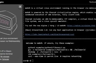 WebVM : faire tourner Linux directement dans votre navigateur, c'est possible !