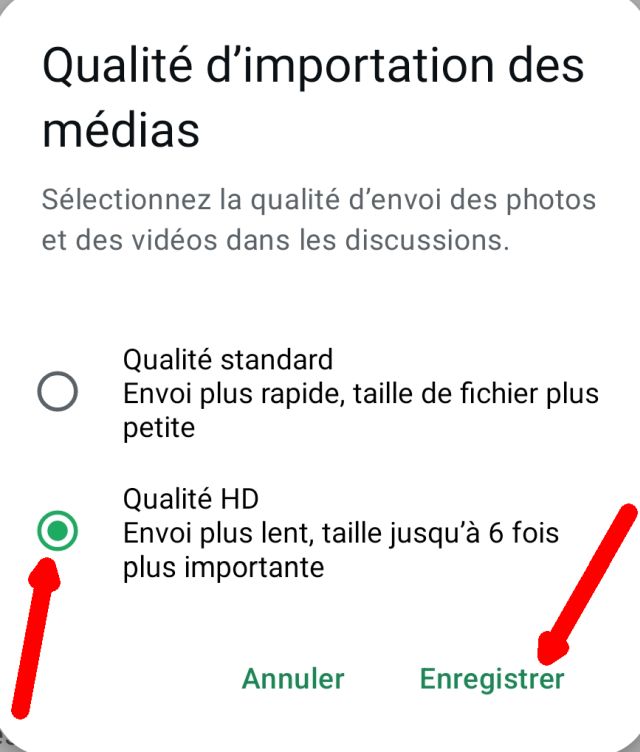 WhatsApp : comment envoyer des photos en qualité originale