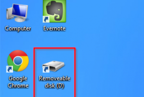 USB Extension affiche les raccourcis des Clés USB sur le bureau
