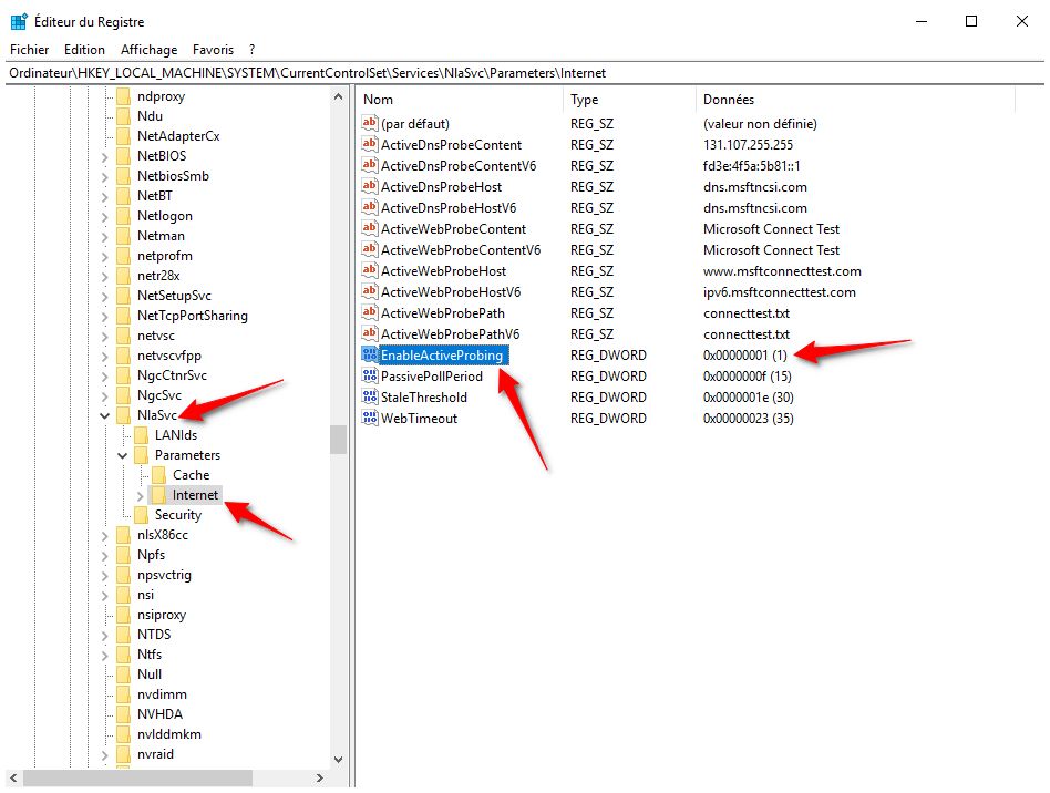 Connexion automatique impossible à un réseau WI-FI sur Windows 10