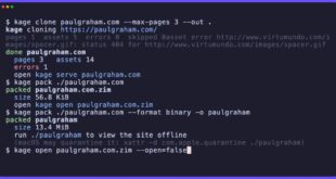 Kage : l'outil open source qui transforme n'importe quel site web en un seul fichier exécutable, sans JavaScript ni traqueurs