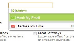MaskMe crée des adresses mails jetables