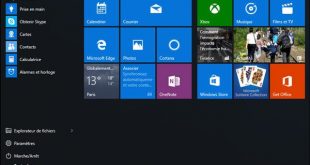 Rendre le menu Démarrer de Windows 10 plus rapide et réactif