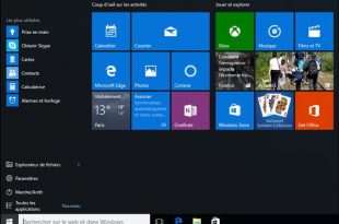 Rendre le menu Démarrer de Windows 10 plus rapide et réactif