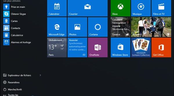 Rendre le menu Démarrer de Windows 10 plus rapide et réactif