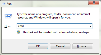 ouverture du terminal