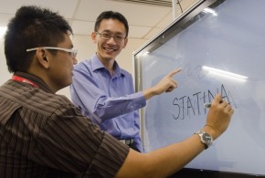 N'importe quelle surface plane qui vibre serait transformable en un écran multi-touch