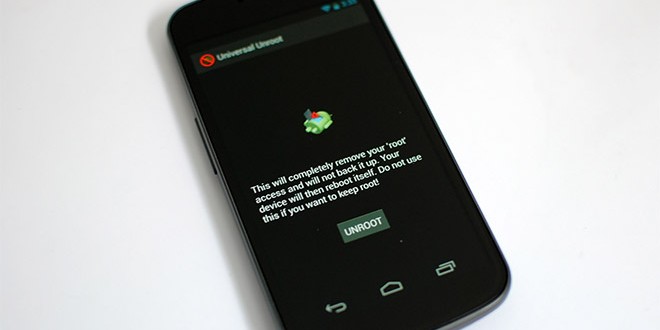Universal Unroot désactive l'accès root sur Android