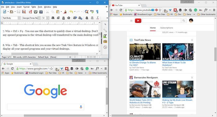 raccourcis clavier indispensables pour Windows 10